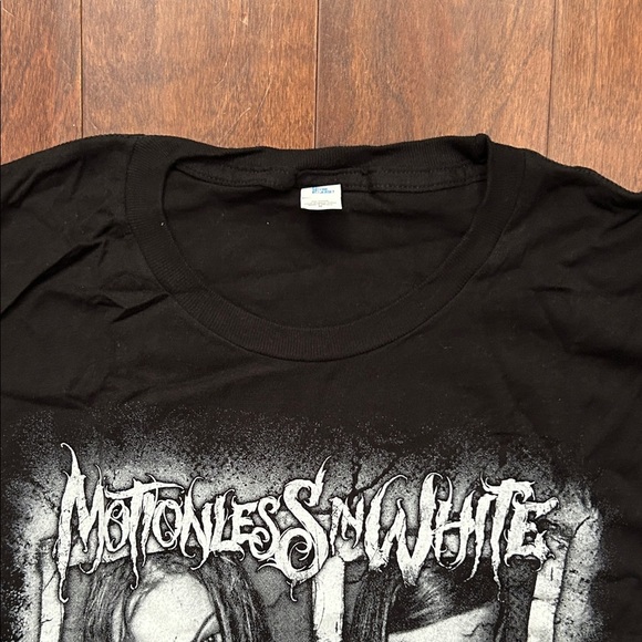 Motionless in White Black Graphic Band Tee, Size XL, NWOT - Picture 3 of 7